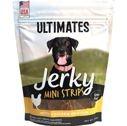 Ultimates Chicken Mini Strips Jerky Treats for Dogs 7oz
