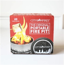 Coleman City Bonfire Portable Fire Pit, 3-5 Hour Burn Time
